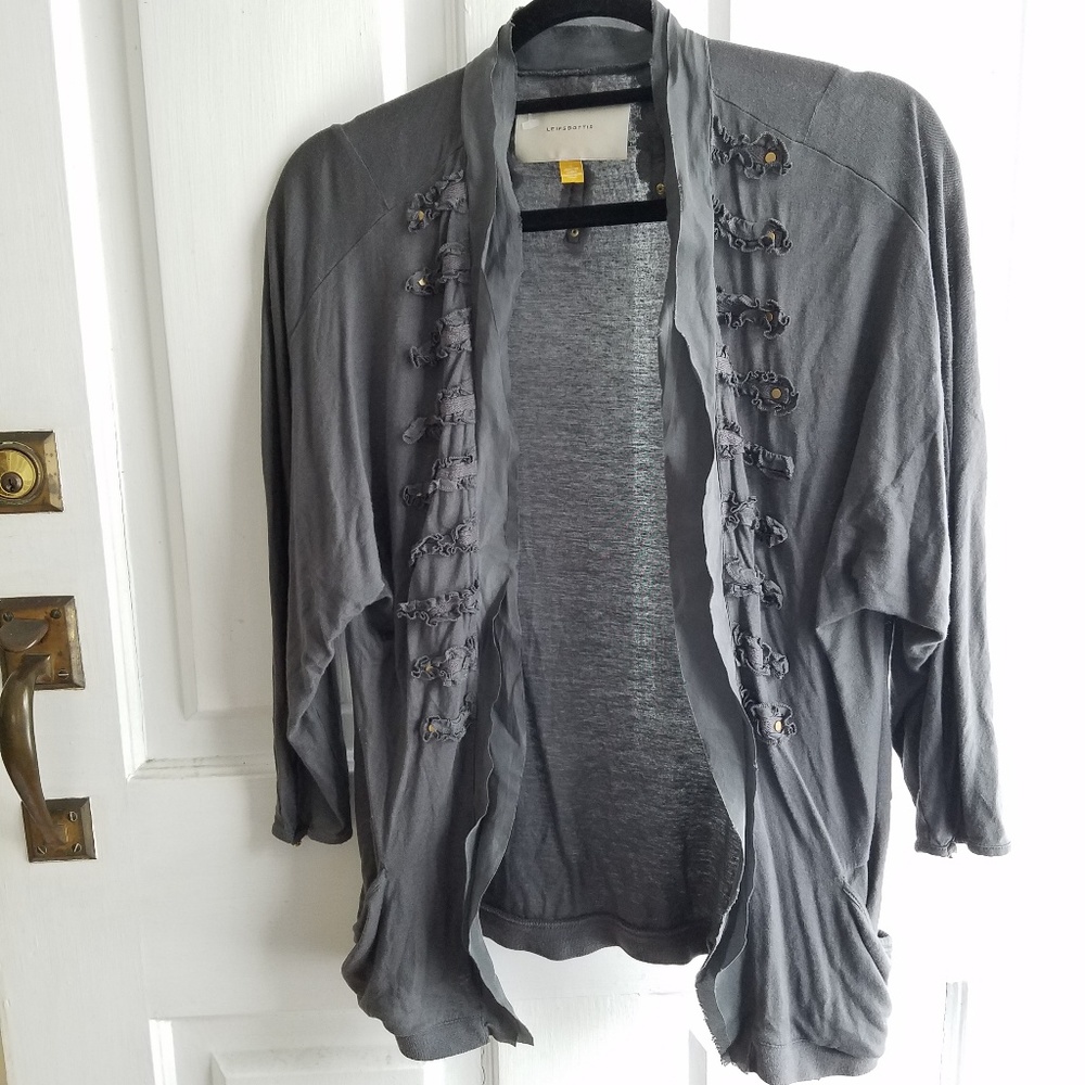 Leifsdottir Military Style Light Cardigan